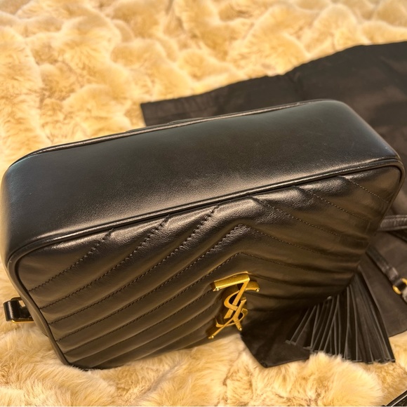 Saint Laurent Lou Medium Camera Monogram YSL Calf Crossbody Bag - Picture 9 of 16